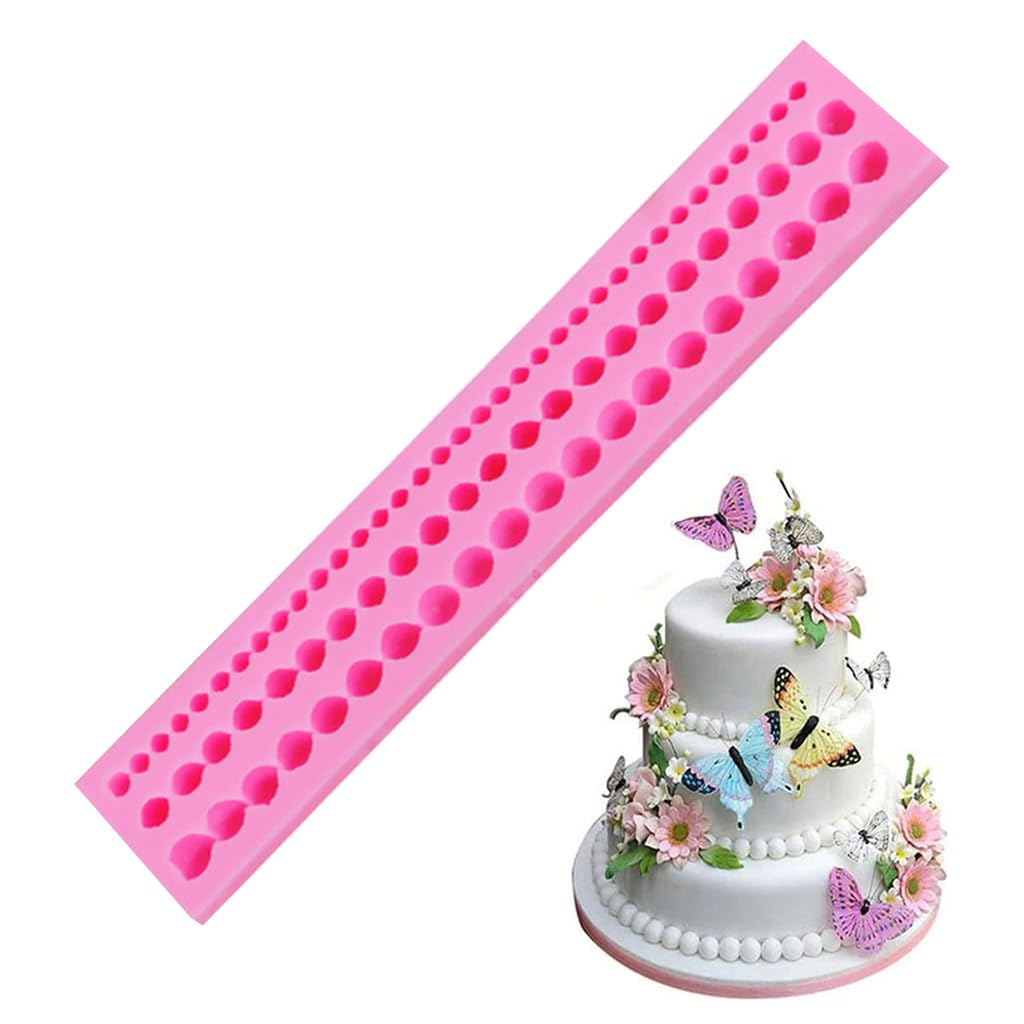 HASTHIP Cake Fondant Mold Chocolate Chips Mold Food Grade Silicone Fondant Strip Chocolate Beads Strip Molds for Cake Decoration DIY Baking Mold Cake Topping Mold 22.5x4.2cm HASTHIP Cake Fondant Mold Chocolate Chips Mold Food Grade Silicone Fondant Strip Chocolate Beads Strip Molds for Cake Decoration DIY Baking Mold Cake Topping Mold 22.5x4.2cm
